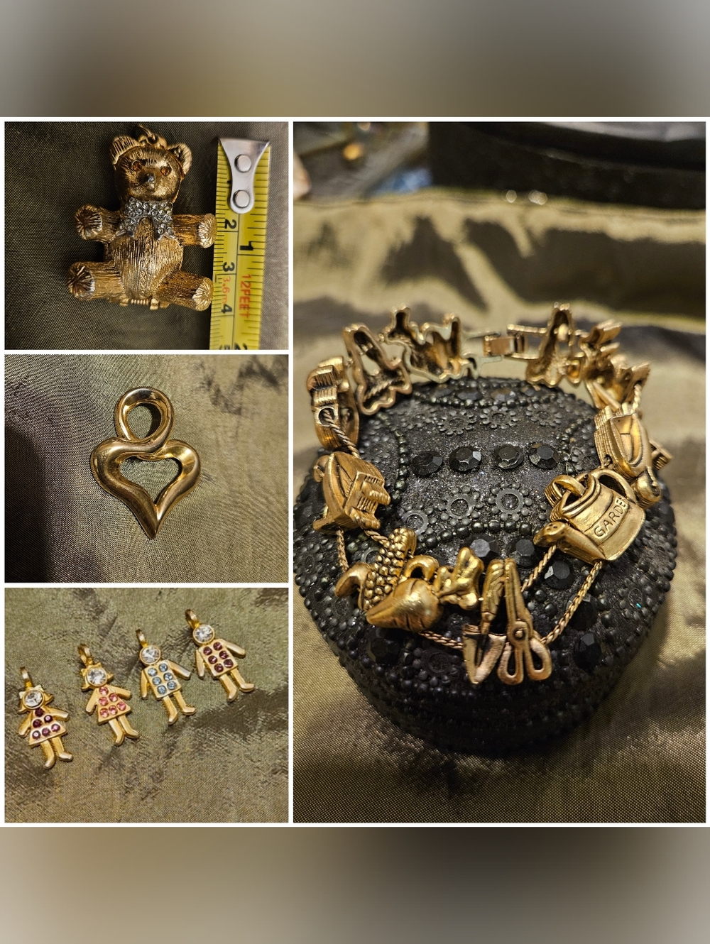 Bundle 4 Items Gold Tone Jewelry